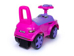 Mamido Mamido Detské odrážadlo auto Range Rover štýl ružové Gumené kolesá