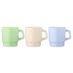 Ib Laursen Hrnček z borosilikátového skla Colours modrý