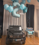 Mamido Elektrické autíčko Mercedes G63 XXL 4x200W 24V MP4 čierne