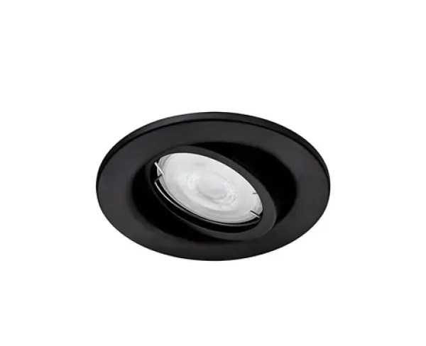 Philips Fresco čierna / Vonkajšie zápustné svietidlo / GU10 / LED 4,6 W / 2700K / IP23 (929003363501)