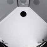 KERRA - Hydromasážny box Orion 90 čierna čierna 5907548123473
