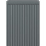 MEXEN/S - Rivel kúpeľňová skrinka pod umývadlo 35, 1 dvierka, reliéf, grafit mat 91A21-03547-1-BF66