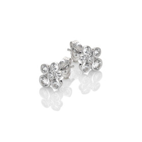Hot Diamonds Očarujúce strieborné náušnice s diamantom a topazy Tender DE836