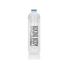 XD Design Fľaša na vodu a ovocie Bikini Body 500ml modrá (P436.815-BIK)