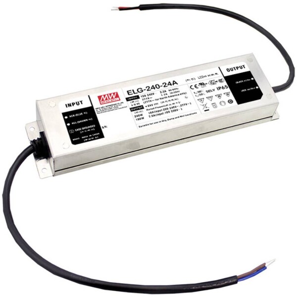 MEAN WELL ELG-240-42AB-3Y LED driver konštantné napätie 239.82 W 2.86 - 5.71 A 39 - 45 V/DC stmievací funkcie 3v1, montáž na nehorľavom povrchu, schválenie; ELG-240-42AB-3Y