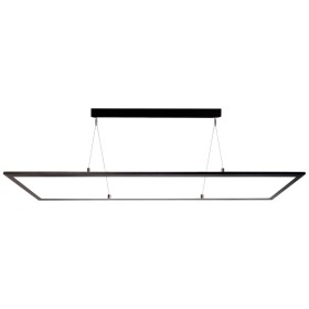 Deko Light 342219 LED Panel transparent, eckig, 50 W, 3000/4000 K, Schwarz závesné svietidlo En.trieda 2021: E (A - G) LED pevne zabudované LED osvetlenie 53 W; 342219