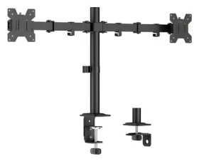 Stolný držiak pre 2 monitory 17-32" / Držiak pre monitory / nosnosť 10 kg / otočné rameno (BP0217)