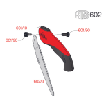 Zatváracia pílka FELCO 602, rovná, plátok 16 cm