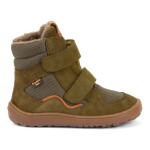 Chlapčenské zimné barefoot topánky TEX WINTER Olive Froddo G3160247-1 - 25