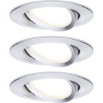 Paulmann 93451 Nova vstavané svietidlo sada 3 ks LED LED 18 W Hliník (sústružený); 93451