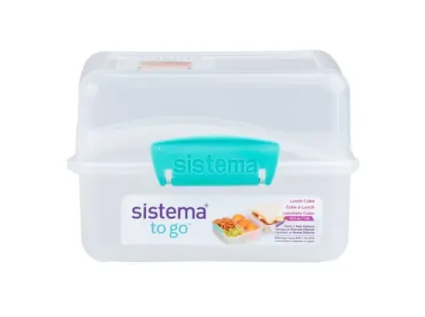 Sistema TO GO Krabička na obed s 2 oddielmi 1.4 l mätová (9414202217318)