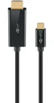Goobay USB-C - HDMI kábel čierna / Adaptérový kábel / 4K 60Hz / 1 m (75696)