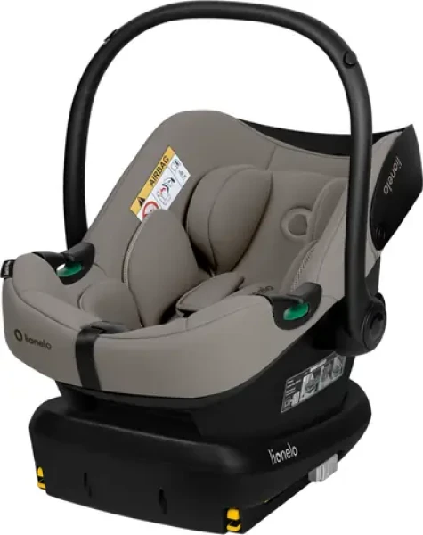 Lionelo Astrid Beige Taupe / Autosedačka so základňou / i-Size 40-87 cm / 0-13 kg / ISOFIX (LO-ASTRID I-SIZE SET BEIGE TAUPE)