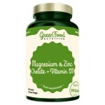 GREENFOOD Magnesium&zinc chelate + vitamín D3 90 kapsúl