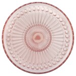 GREEN GATE Sklenený tanier Alice Pale Pink 18,5 cm