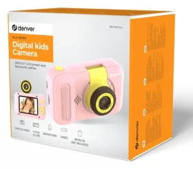 Denver KCA-1351RO / Digitálny fotoaparát pre deti / Výklopný objektív na selfie / USB-C / Micro SD (dkca1351ro)