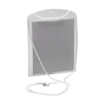 EuroSupplies IDPR M XL / Visačka / mäkký plast / šnúrka / 114 x 137 mm / 50 ks