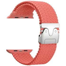 Beline Woven Nylon Parachute ružovočervená / Remienok pre Apple Watch / 42/44/45/49 mm / Nylon