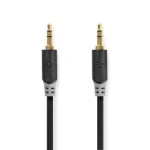 Nedis Stereo Audio kábel jack 3.5 mm (M) - jack 3.5 mm (M) 1.00 m čierna (CABW22000AT10)