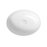 CERSANIT - Umývadlo na dosku LARGA ELLIPSE (50x38) K677-002