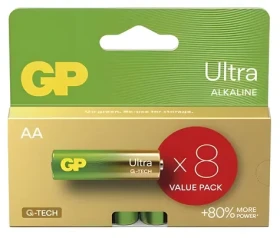 GP AA Ultra alkalická / Batéria / LR6 / 1,5 V / 8 ks (1014228000)