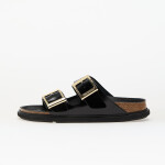 Tenisky Birkenstock Arizona Droplet Buckle Natural Leather Patent High-Shine Black EUR 39