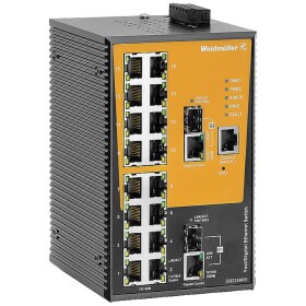 Weidmüller IE-SW-AL18M-16TX-2GC priemyselný ethernetový switch 10 / 100 / 1000 MBit/s; 2682330000