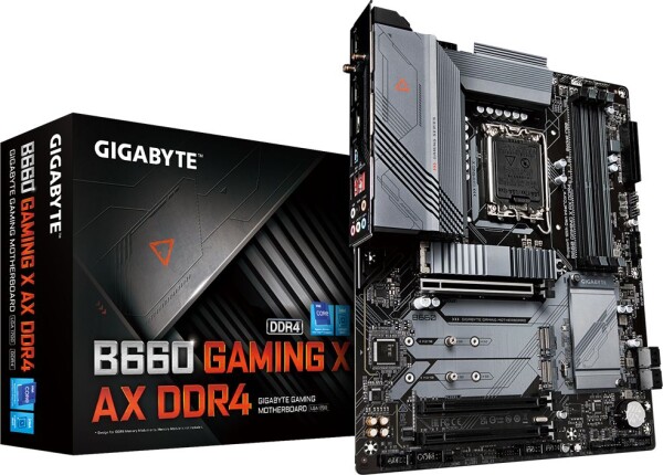 GIGABYTE B660 GAMING X AX DDR4 / B660 / LGA 1700 / 4X DDR4 / PCIEx16 / 1x 2.5 GLAN / Wi-Fi / ATX / dopredaj (B660 GAMING X AX DDR4)