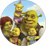 Jedlý papier Shrek a rodina 19,5 cm - Pictu Hap - Pictu Hap