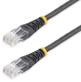 StarTech CAT5e černá / Síťový kabel / UTP / RJ-45 / 15 m / PoE (M45PAT15MBK)