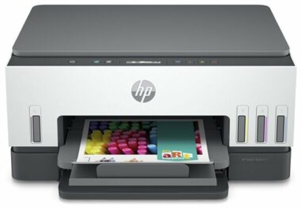 HP Smart Tank 670 / multifunkčná tlačiareň / A4 / skener / kopírka / tlač / 4800x1200dpi / USB / WiFi / BT / šedo-biela (6UU48A)