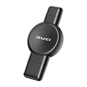 AWEI W26 čierna / Nabíjačka pre chytré hodinky / Apple Watch, Samsung Galaxy Watch / magnetická / USB-C (W26)