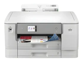 Brother HL-J6010DW biela / Farebná atramentová tlačiareň / A3 / 1200×4800 DPI / 30 str/min / Wi-Fi / LAN (HLJ6010DWRE1)