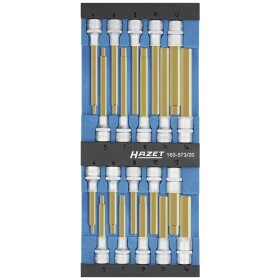 Hazet 163-573/20 sada nástavcov pre nástrčný kľúč, 1/2 (12.5 mm), 163-573/20; 163-573/20