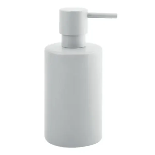 Spirella TUBE-Matt dávkovač mydla matne biely / keramika / 300 ml (7610583217325)