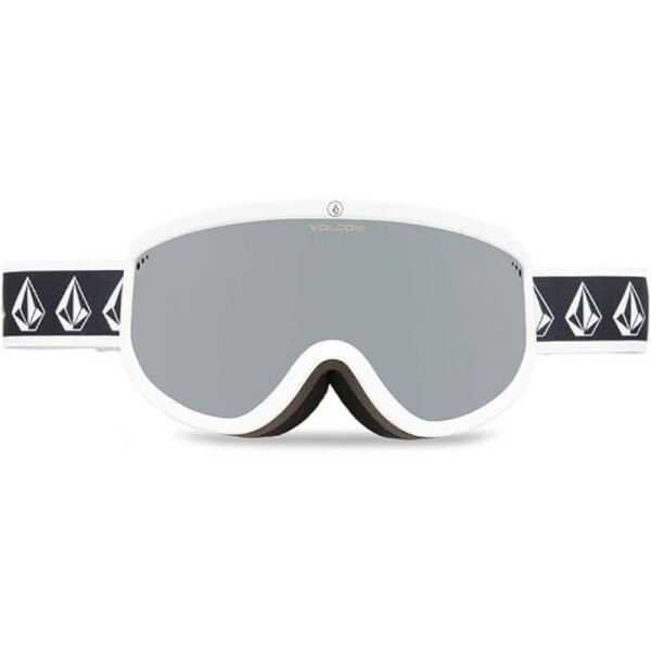 Snowboardové okuliare Volcom FOOTPRINTS WHITE RERUN/SILVER CHROME silver mirrors (VG0622316) Jedna velikost