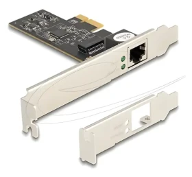 DeLock RTL8126 / Sieťová karta / PCI Express x1 / RJ45 / 5 Gigabit LAN / nízky profil (81260)
