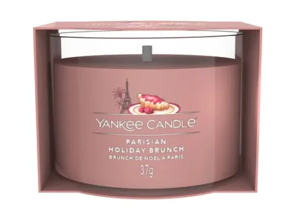 Yankee Candle Parisian Holiday Brunch votívna sviečka plnená v skle 37g / doba horenia: až 10h (5038581162348)