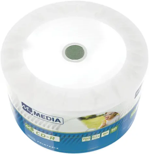 MyMedia CD- R 700MB / Dátové médium / 52x / 80 min / 50 ks / spindl / Inkjet Printable (69206)