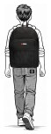 Batoh na notebook Enrico Benetti Amsterdam 54233 Black