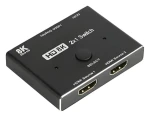 Good Connections HDMI 2.1 Switch 2:1 čierna / HDMI prepínač / 8K 30Hz / HDCP 2.3 (GC-M0261)