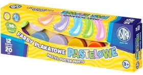 ASTRA Temperové farby 12x20ml pastelové / od 3 rokov (5901137125039)