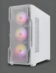 Nanoxia DS-9 ARGB Airflow biela / PC skriňa / Midi Tower / Tvrdené sklo / USB-C / ARGB podsvietenie (DS-9ARGB-W)