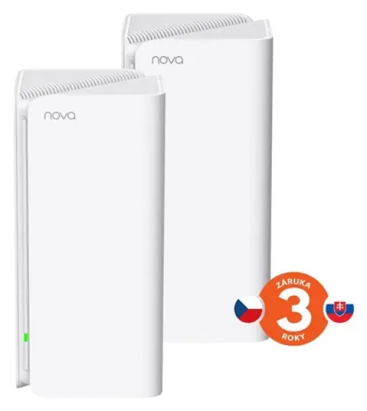 Tenda Nova MX15 Pre 2 ks / Mesh systém / WiFi 6 / AX5400 / 6x GLAN / GWAN / WPA3 / VPN server (75012011)
