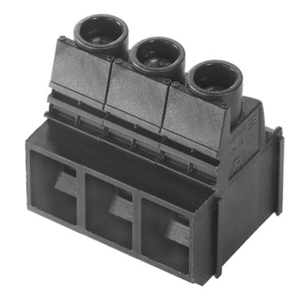 Weidmüller 1226300000 skrutkovacia svorka 16 mm² Pólov 3 čierna 20 ks; 1226300000