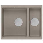 Quadron - Granitový drez Logan 150 Beige Oceľ HCQL5646U4-BS_U