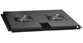 Lanview Ventilátorový panel pre rack 600×600 mm / Ventilátorový panel / 2 ventilátory / 295 m3/h / 19" (LVR252352)