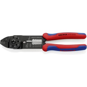 Knipex 97 21 215 B 97 21 215 B krimpovacie kliešte neizolované otvorené zástrčky, 0.5 do 2.5 mm²