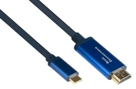 Good Connections SmartFLEX USB-C-HDMI modrá 1,5m / Adaptérový kábel / 4K UHD 60Hz / HDMI 2.0b (4520-CSF015B)