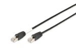 Digitus Cat6 S/FTP čierna / Patch kábel / 10 m / RJ-45 / Outdoor UV odolný / PoE++ (DK-1644-100/BL-OD)